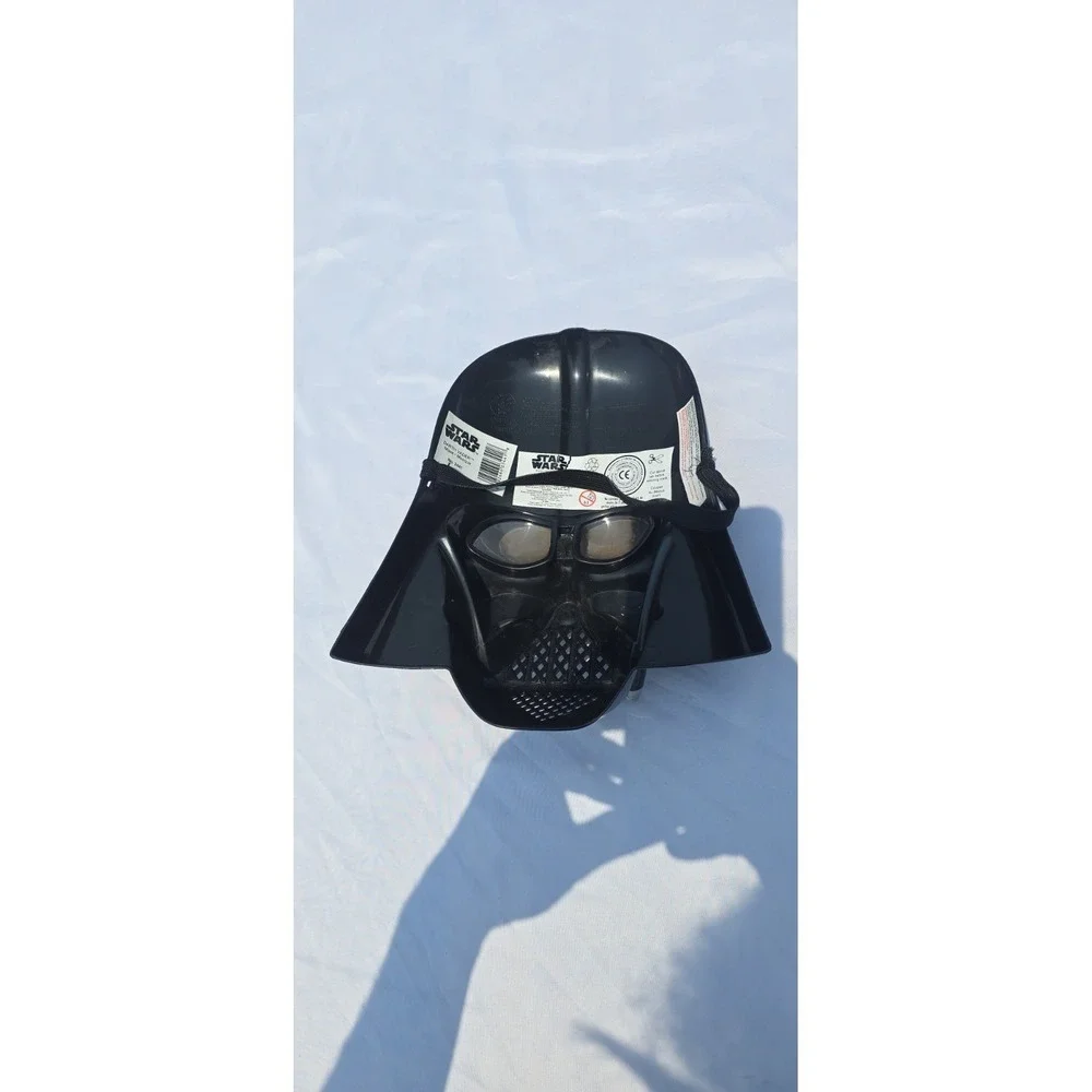 DARTH VADER STAR WARS Rubie's Costume 2005 Kids One Size Plastic Face Mask